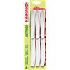 Kaimano 6 Coltello per bistecca Dinamik inox cm 11,5 vari colori 6 PEZZI (Bianco)