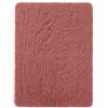 VKZ Tappeto Salotto Moderno 100 x 150 cm, Tappeto Grande Salotto a Pelo Lungo, Morbido e Antiscivolo, Tappeto Salotto Lavabile in Lavatrice, per Camera da Letto e Cameretta,ROSA SCURO