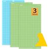 Lya Vinyl Tappetino da taglio 3 pezzi 30,5 x 60 cm per Cricut (StandardGrip, LightGrip) per Cricut Maker 3/Explore 3/Air/Air2 Plotter accessori, accessori di ricambio.