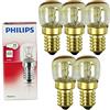 Philips,Philips Appliance Forno lampadina 230V E14 SES 57x25 mm 2700K EEK = E 5 Pezzi
