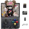 XiFanHo Retro Game Console, 64G mini plus Console di gioco portatile con oltre 20000 giochi, sistema Linux Cortex-A7 con 3000 mAh Supporta Gamepad wireless (Nero)