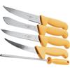 Schwertkrone Set di coltelli da macellaio Schwertkrone® (5 pezzi) [PRODOTTO A SOLINGEN - Germania] - Coltello da taglio - Set di coltelli da cucina Solingen - Coltello da cucina - Coltello da macellaio - Set di coltelli in acciaio inossidabile - …
