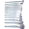Generic Set di pennelli da trucco, kit applicatore cosmetico, 17,5 x 2,5 x 2,5 cm, collezione di pennelli con setole morbide, design professionale di strumenti per il trucco, elegante stile di routine di