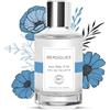 BERDOUES Eau de Toilette Musc Blanc & Lin, Dolce e confortante, Made in France, Vegan, Senza colorante, Profumo donna, 95% di origine naturale, flaconcino, 100 ml