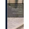 Anselm Monologium Et Prosologion Nec Non Liber Pro Insipiente (Copertina rigida)