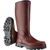 DUNLOP Steeplechase Bonnie Stivali da Pioggia Impermeabili Bordeaux | Stivali da pioggia per donna con gambale alto protettivo. 100% impermeabili. Leggeri, comfort duraturo per uso all'aperto.