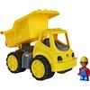 BIG-Power-Worker Ribaltabile + Personaggio - Macchinina ideale per i viaggi, cassone ribaltabile mobile con coperchio di carico, personaggio incluso, per bambini dai 2 anni in su