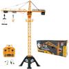 Lexibook, Crosslander® PRO, Gru RC, Gru Gigante telecomandata, Altezza 1,28 m, Solleva Fino a 500g, Multidirezionale, Effetti sonori e Luminosi, Gialla, RCP35LXB