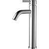 VICTOVA Rubinetto per lavabo girevole con altezza regolabile, monocomando da bagno in acciaio inox - Beccuccio mobile, doppia modalità acqua, antispruzzi, design minimalista (alto cromato)