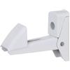 ANDROMEDAGIE® | Alberts 307769 | 1 Pezzo Ferma Persiane e Porte | Chiusura Automatica | Alluminio Verniciato Bianco | Distanza Fermo-Piastra 15-50 mm