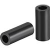 PATIKIL 100pz Nylon Rotondo Distanziatore 4.2mm ID 7mm OD 20mm Altezza Nero | Rondella, per M4 Viti