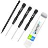 ebuyerfix Set di 5 cacciaviti di precisione Phillips con spudger in nylon ultra sottile PH0, PH00, PH000, perfetto per la riparazione di laptop e PC
