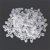 Lahviuu Distanziatori per Piastrelle 100 Pcs - Autolivellanti 10 mm Giunti a T in Plastica Rimovibili per Tagliare Pavimenti Giardini (Bi)