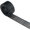 Parotec Griglia di protezione per uccelli, griglia di ventilazione (100 mm - nero)