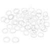 PATIKIL Nylon Rondella Piatte, 50pz M12 20mm OD 12mm ID 1mm Spessore Sigillatura Guarnizione per Rubinetto Tubo Acqua Tubo, Trasparente