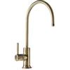 iSpring GA1-AB Rubinetto Ro, robusto, contemporaneo senza traferro d'aria, design premium senza piombo per sistemi di filtrazione RO e lavelli da bar, ottone antico