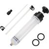 Greluma 1 Set Estrattore fluidi automatico 200CC,pompa fluidi con tubi prolunga,siringa per olio con potente aspirazione,pompa per l'estrazione di fluidi per motore,trasmissione e liquido dei freni