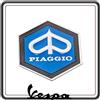 GSC RICAMBI SRL SCUDETTO EMBLEMA LOGO STEMMA ESAGONALE ADESIVO COMPATIBILE PER PIAGGIO VESPA PX