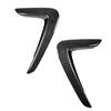 KIRYU Auto Spoiler Frontali Per BMW F32 F33 F36 4-Serie 2014 2015 2016 2017 Reale Fibra Carbonio Parafango Trim Lato Corpo GrigliDi Aspirazione Parafango Air Vent Copertura Spoiler Anteriore Auto