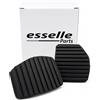 Esselle Parts Copripedali per Citroen C5 MK1 Cambio Manuale, Set Pedaliera in Gomma Antiscivolo, Copri Pedali Freno e Frizione ad Incastro Plug & Play, Resistenti all'Usura, Nero