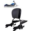 Kinglemc Holdfast Sissy Bar Poggiatesta per Passeggero per Harley Davidson Softail Standard Street Bob Heritage Classic 114 FLDE FLHC FLHCS FLSL FXBB FXBBS e FXST 2018 e Modelli Successivi (Nero Opaco