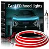 YM E-Bright Luci LED Esterne per Auto Hood, Striscia Luminosa Scan Start per Cofano, IP68 Impermeabile, Diurne per SUV e Camion, 12V 59 Pollici, 1 Set