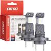 AMIO Lampadine a LED per auto serie HYBRID H7 H18 6000K Canbus 60W - AMIO-04115