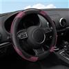 AAXgy Coprivolante Auto per Jaguar F PACE 2016-2021 2022 2023 2024 2025 X761,Copri Sterzo per Auto in Pelle Microfibra,Antiscivolo Traspirante Durevole Copertura Di Volante-Facile Da Installare