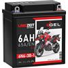 LANGZEIT Batterien LANGZEIT 6N6-3B-1 batteria moto 6V 6Ah GEL 00611 scooter sostituito 2,3Ah