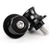 Generic Tamponi Paratelaio Protezione Anticaduta Bobine Forcellone Compatibile Con Ninja 400 650 500 Per Z900 Per Z650 Per Z500 Per Z1000SX Per Z800 Bobine Per Cursore Posteriore Da 8 Mm(Black)