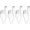 PaYuanRaoTi Adattatore USB C Jack, da USB C a jack per cuffie da 3,5 mm, convertitore audio di tipo C a jack per cuffie, Dongle Aux per auricolari cablati, altoparlante, auto, tablet, telefono, plug and play