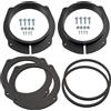 Aerzetix Set di 2 adattatori per altoparlanti Ø165 mm compatibile con Fiat Bravo II/Croma/Stilo/Lancia Delta