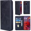 32ndShop 32nd Custodia a Portafoglio in Pelle PU per Motorola Edge 60 Neo/Edge 50 Neo/ThinkPhone 25, Case con Slot per Sched di Blocco RFID, Chiusura Magnetica e Supporto integrato - Nero