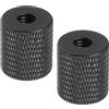 PATIKIL Adattatore Vite Treppiede 1/4 Femmina M6 Maschio, 2Pz Connettori Dado Treppiede Vite Montaggio Fotocamera Convertitore Doppia Testa Per Supporto Microfono Accessori, 18 Mm