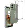 REY Cover in Gel TPU Anti-Shock per Motorola Moto G55 5G, Morbido Silicone Custodie Protettivo Case, Anti-Scratch, Protettiva Sottile Back Cover