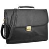 House Of Leather Faux Pelle ventiquattrore Croce Corpo Borsa Organizzatore Messaggero Windsor Nero