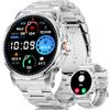 LIGE Orologio Smartwatch Uomo, 1.43 HD, IP68, 120+ sport, Bluetooth | AMOLED Display, 360mAh Batteria, Monitor Salute 24/7, Chiamate e Notifiche, Compatibile Android/iOS