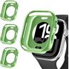 iVoler 3 Pezzi Cover Rigida PC per Apple Watch Series 11/10 46mm (Senza Pellicola Protettiva), Ultra Sottile Custodia Antiurto e Anti-Graffio Bumper Case, Verde Menta