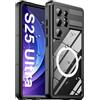 Ezanmull Custodia impermeabile per Samsung Galaxy S25 Ultra, con protezione per fotocamera e schermo integrata, impermeabile IP68, protezione militare contro le cadute, protezione completa a 360° subacquea per