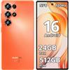 OUKITEL C66 Smartphone Android 16, 24GB+512GB/1TB, 6.73 120Hz Telefono