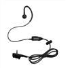 ULSOUMAX Compatibile con auricolari a forma di C PTT con microfono, cuffie per Motorola EVX-261 VX-451 Vertex VX-160 VX-417 VX-354 VX-459 VX-230 VX-231 (con doppia vite di blocco)