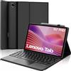 IVEOPPE Cover Tastiera per Lenovo Tab 10.1 FHD 10.1 Pollici 2025 TB-311FU/TB-311XU | Keyboard Touchpad Italiano QWERTY, Senza Fili Bluetooth Staccabile Custodia Trackpad Tastiera per Lenovo Tab 10.1, Nero