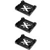 Bdfhjln 3X 5.25 Posizione Unità Ottica 2.5 Pollice a 3.5 Pollici SSD 8CM Ventola HDD Adattatore Vassoio Dock Supporto Dock Hard Drive per PC Enclosure