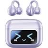 Gerbala Auricolari a Orecchio Aperto, Auricolari Bluetooth con Clip per Orecchie Aperte Comfort, Ultraleggero 4.3g, Vestibilità Stabile, Auricolari Open Ear Bluetooth 5.4 per Fitness (B)