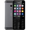Nokia RM-1172/230 DS Cellulare, Dual Sim, MP3 Player, Lettore di schede MicroSD, 1200 mAh batteria, Torcia, Grigio (Dark Silver), 7.11 cm (2,8 pollici), (lingua italiana non inclusa)