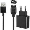 AmiCera Caricatore con alimentatore USB, cavo di ricarica compatibile con Garmin Vivoactive 5 4 3, Forerunner 55, 255, 265, 945, 965, Fenix 5 5S 5X Plus, Venu 3 3s, epix Gen 2, Instinct 2, Instinct
