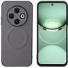 linsuyu Cover Compatible con Honor X9B / Magic6 Lite / X50 / X50 GT Supporto magnetico per auto, custodia in pelle PU goffrata + TPU Gray