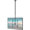 Putilsen Mount Supporto TV da Soffitto per Schermi da 50 -100 Pollici, Portata 80 kg, VESA Max 800x600 - Regolabile in Altezza (1090-1690 mm), Inclinabile e Girevole, Staffa per Uso Commerciale e Domest