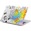 FFBOFFC Custodia per MacBook Pro 16 pollici 2019-2020 A2141, Cervello matematico | Cover Rigida in Plastica Protettiva per Laptop con Touch Bar e Touch ID