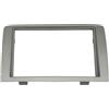 IPNOSIS Mascherina Autoradio Doppio ISO Senza Cassetto Compatibile Con Lancia Musa Dal 2004 al 2012, Colore Silver, Incluse 2 Staffe Di Fissaggio IP-MS-129-S-TTB